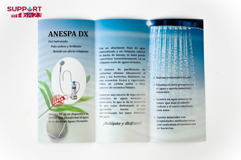 Pack de 25 Uds Tríptico presentación de producto ANESPA