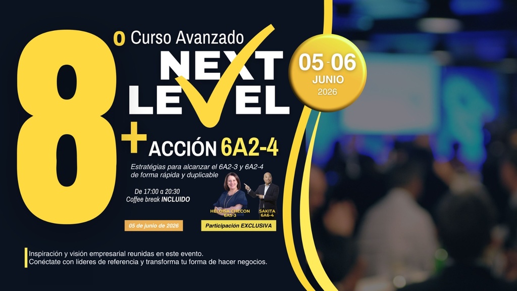 Pack de 5 Entradas para 8º Curso Avanzado Nextlevel Madrid 6 de junio del 2026